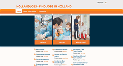 Desktop Screenshot of hollandjobs.eu