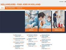 Tablet Screenshot of hollandjobs.eu
