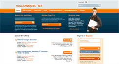 Desktop Screenshot of ict.hollandjobs.eu