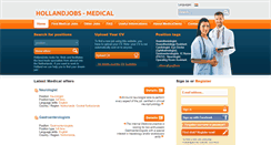 Desktop Screenshot of medical.hollandjobs.eu