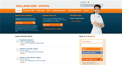 Desktop Screenshot of dental.hollandjobs.eu