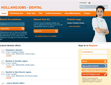 Tablet Screenshot of dental.hollandjobs.eu
